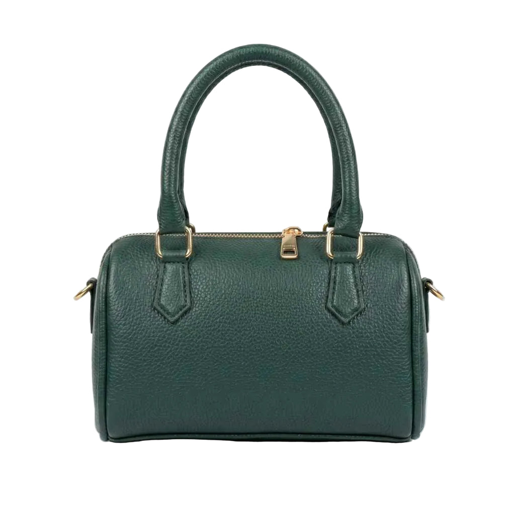 Dark Green Mini Duffle Handbag