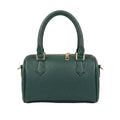 Dark Green Mini Duffle Handbag