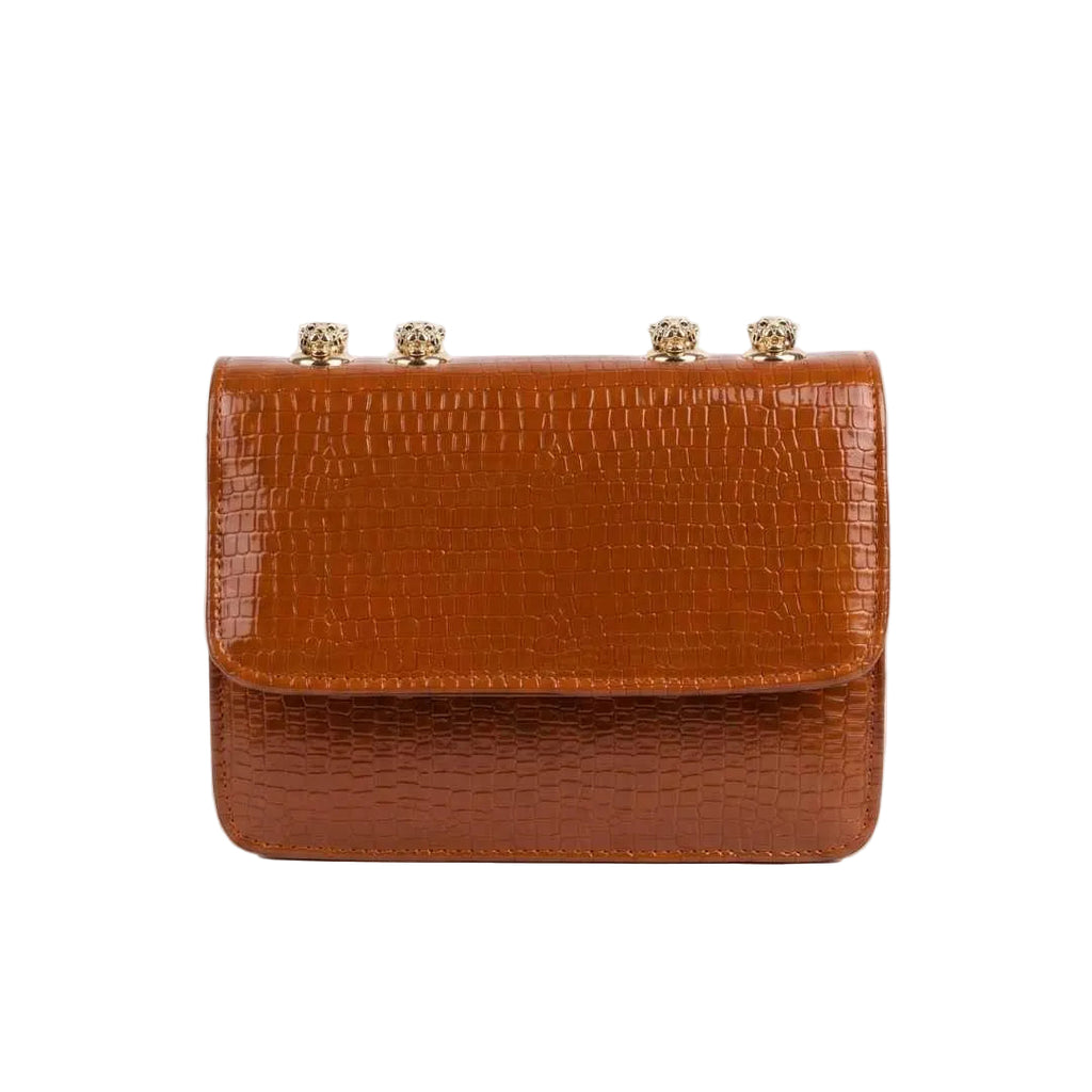 Brown Willow Crossbody Bag