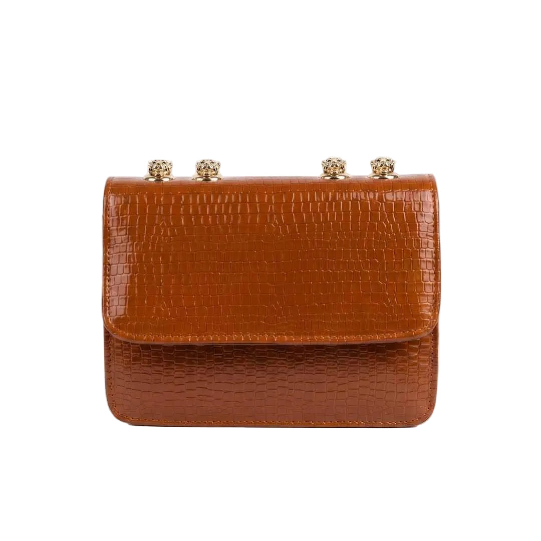 Brown Willow Crossbody Bag