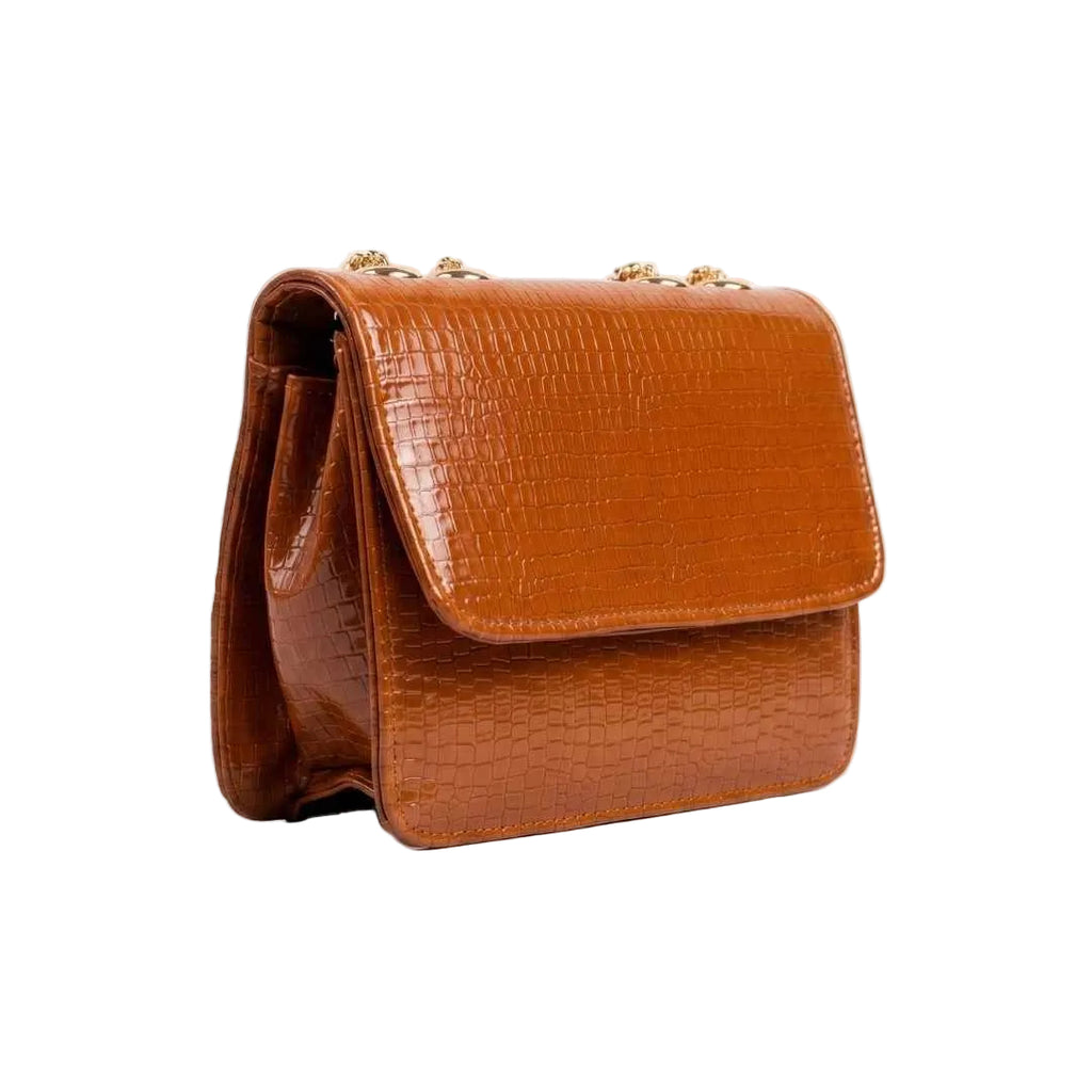 Brown Willow Crossbody Bag