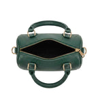 Dark Green Mini Duffle Handbag