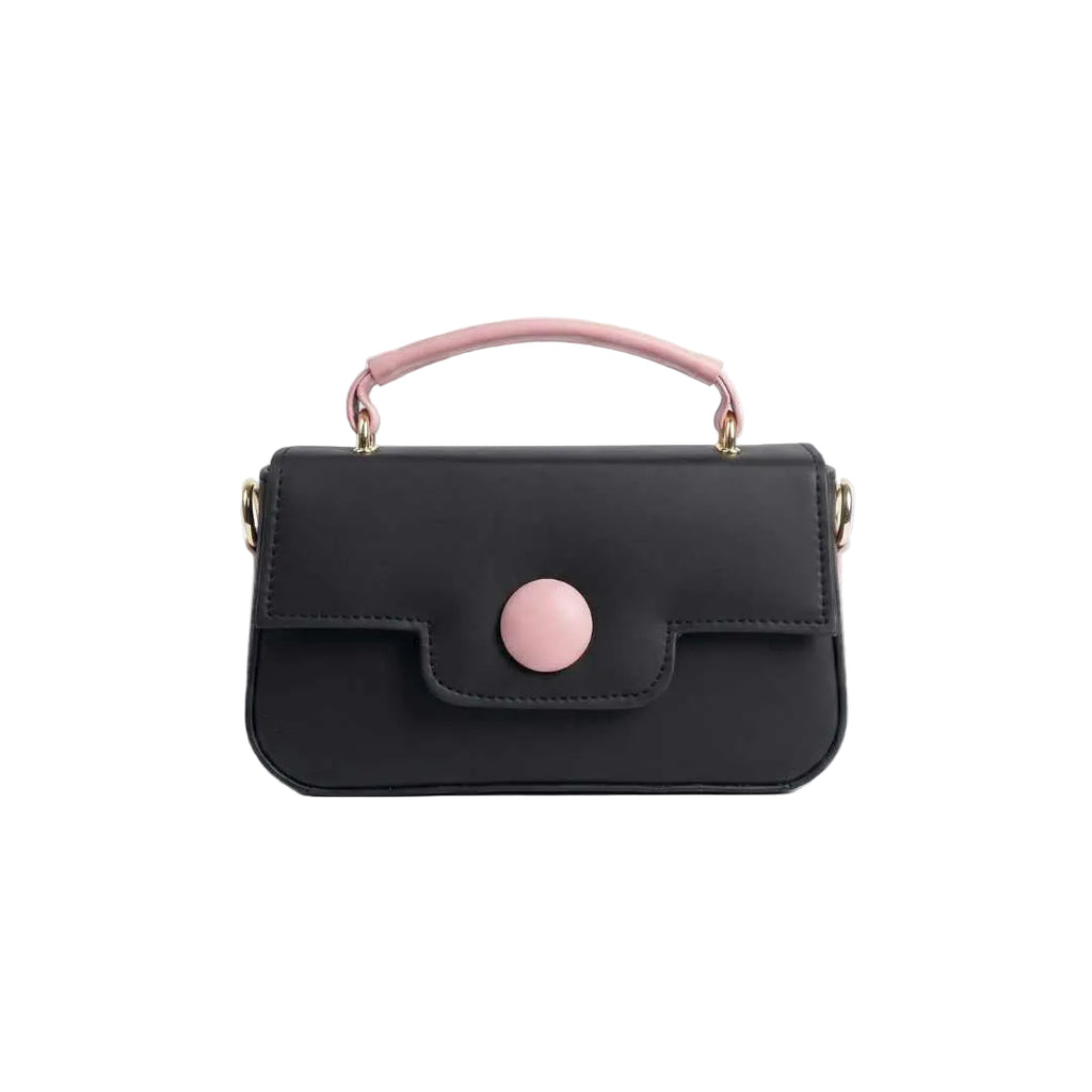 Black Mini Satchel Handbag