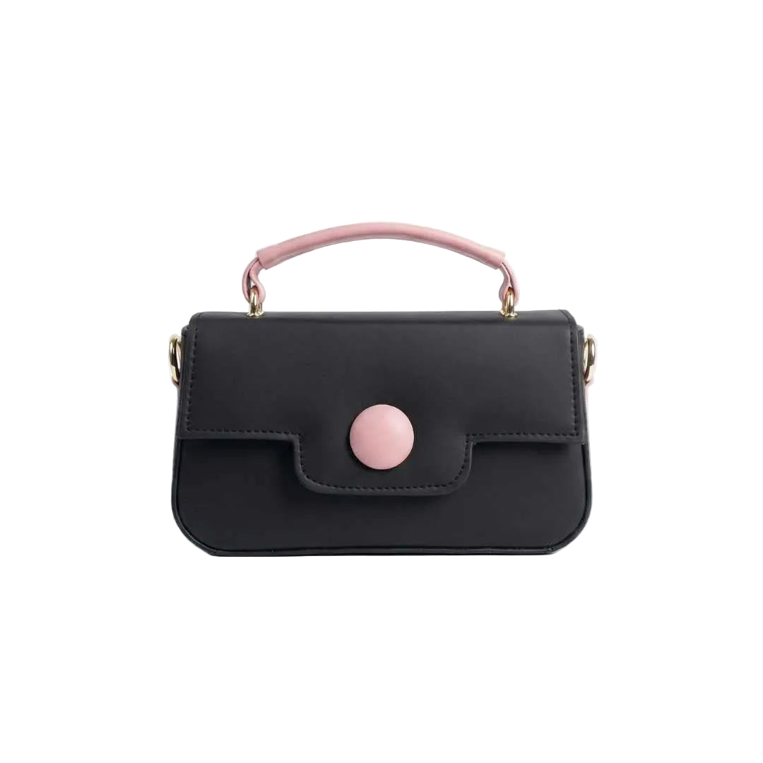 Black Mini Satchel Handbag