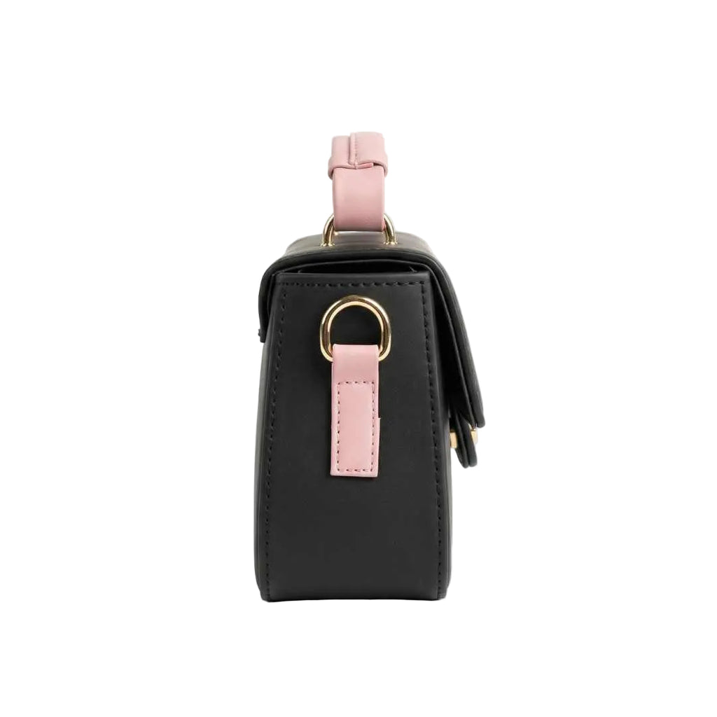 Black Mini Satchel Handbag