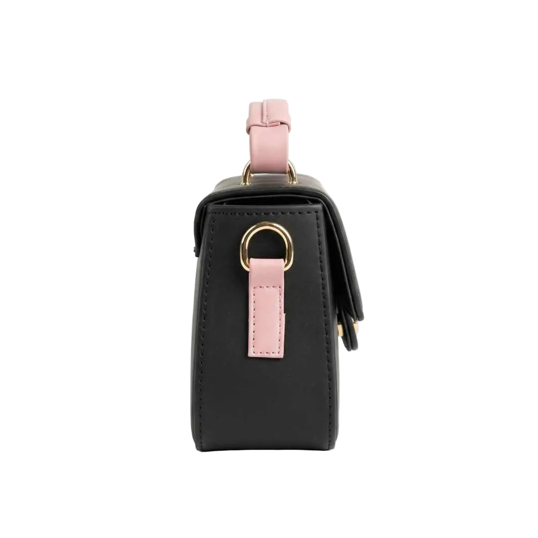 Black Mini Satchel Handbag